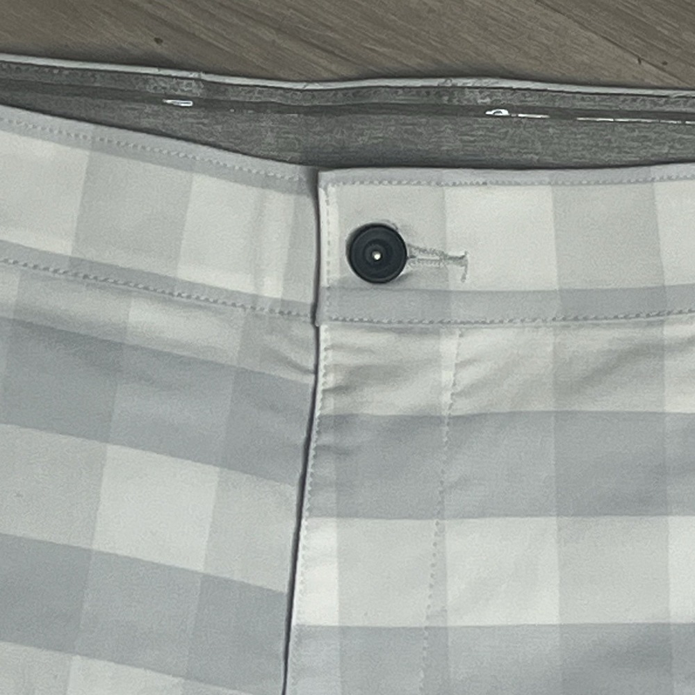 Nike UV Plaid Men's Golf shorts size 34 plaid chino DH1294-494 - Picture 4 of 12